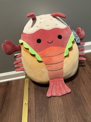 Squishmallow Kellytoy Plush 16” Lorono The Red Lobster Roll NEW – Rare