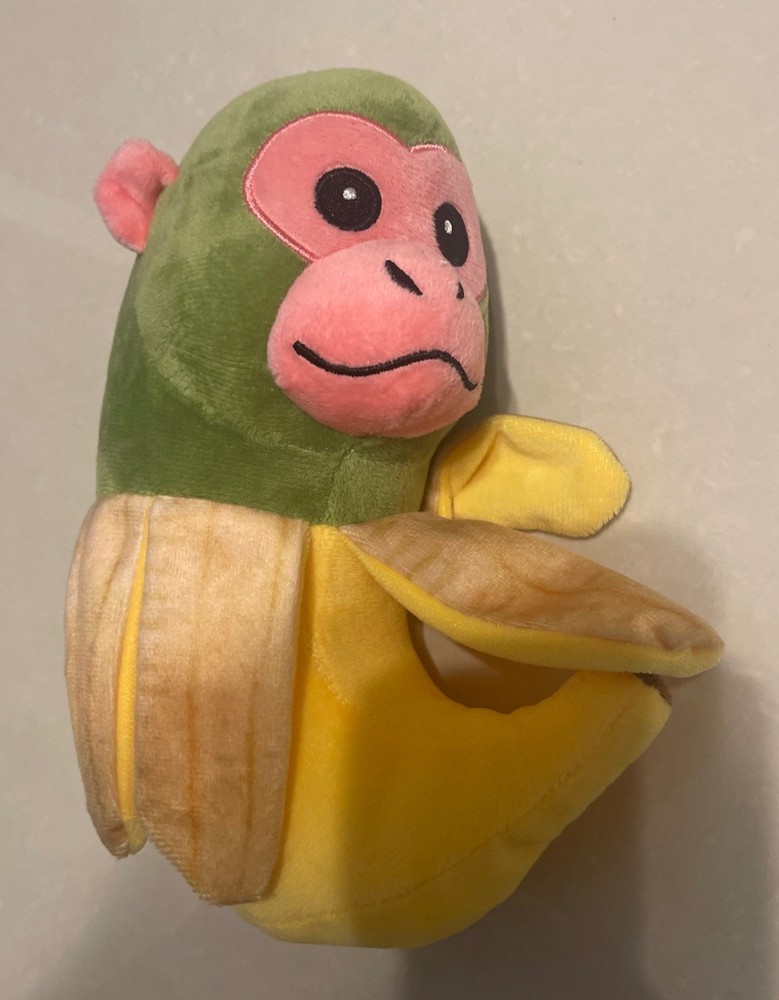 Brainrot Banana Monkey 8.5-Inch Plush
