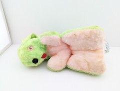 Dollcraft Novelty Company – Bright Green Rabbit / Bunny Plush – Vintage – Rare!
