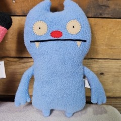 Uglydoll Gato Deluxe Blue 6″ Little Uglys Plush Monster 2007 David Horvath