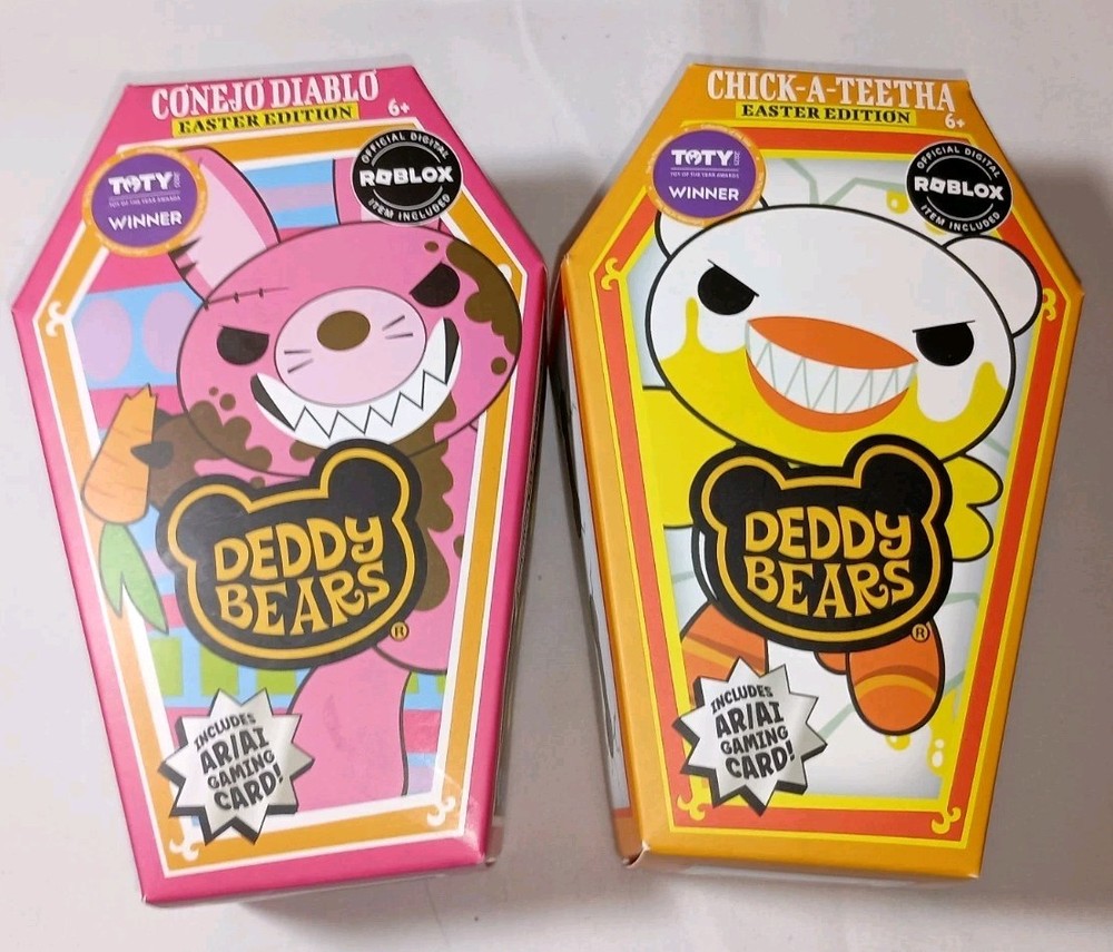 Deddy Bears -5” Easter Coffin – Conejo Diablo & Chick-a-Teetha W/ AR/AI Gaming