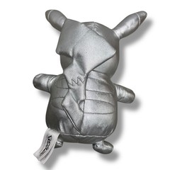 Pokemon Pikachu 25th Anniversary Celebration 8″Silver Metallic Metal Plush Doll