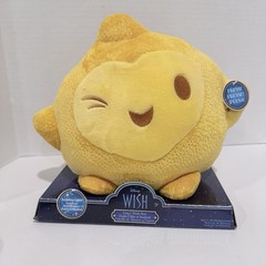⭐️ NEW 2023 Disney WISH Hug & Wish Star Twinkling Lights Light Up Plush Toy ⭐️