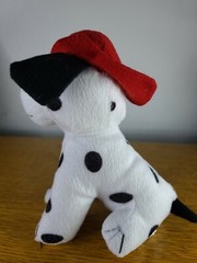 Oriental Trading Dalmatian DOG 6″ Plush Fireman Hat Stuffed Soft Toy Puppy Spots