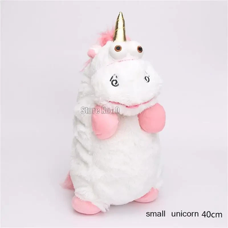 Despicable Me FLUFFY Agnes’ Unicorn White Fuzzy Plush Minion