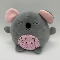 Koala Plush 5” Gray Pink Sprinkle Belly Kawaii Cute Soft Toy