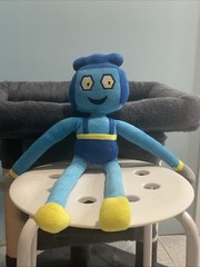 Daddy Long Legs Huggy Wuggy Poppy Playtime Plushie Used Good Condition Toy Blue
