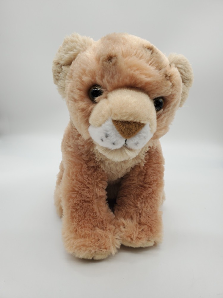 WILD REPUBLIC Plush Lion Cub Sitting 11″ Stuffed Animal Toy Pet Big Cat