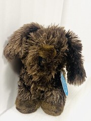 Manhattan Toy Plush Woollies Brown Dog Pooch Puppy 7″