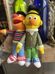 Sesame Street Gund 7″ BERT And Ernie Mini Beanbag Plush 2015
