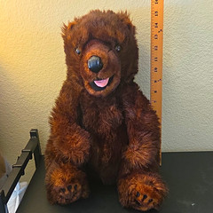 Disney Plush Brown Bear Stuffed Animal 12in Small (6-14in) 2010 Ages 3+