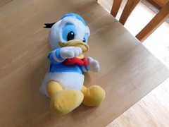 Vintage 1984 Disney Playskool Baby Donald Duck 14” Plush! 70480 Disney Babies