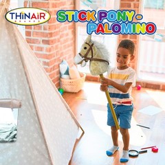 Nature Bound Stick Horse | Plush Handcrafted Hobby Horse Provides Fun Pretend Pl