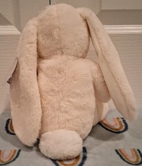 Floppy Nibble Bunny – Pink, Blue, and White