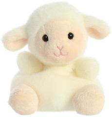 Aurora – Palm Pals – 4.5″ Woolly Lamb Adorable Stuffed Animal