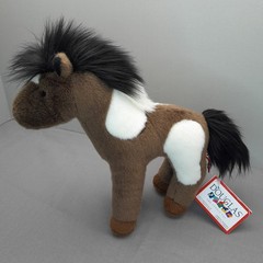 Douglas Cuddle Toys Paint Pinto Horse Plush 8″ NWT Western Stuffed Animal Toy