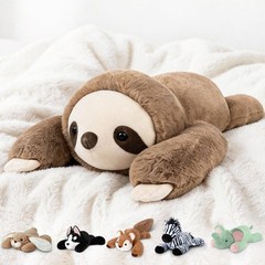 Niuniu Daddy 20″ | 3.3 Pound Weighted Sloth Stuffed Animal Plushie for Adults…