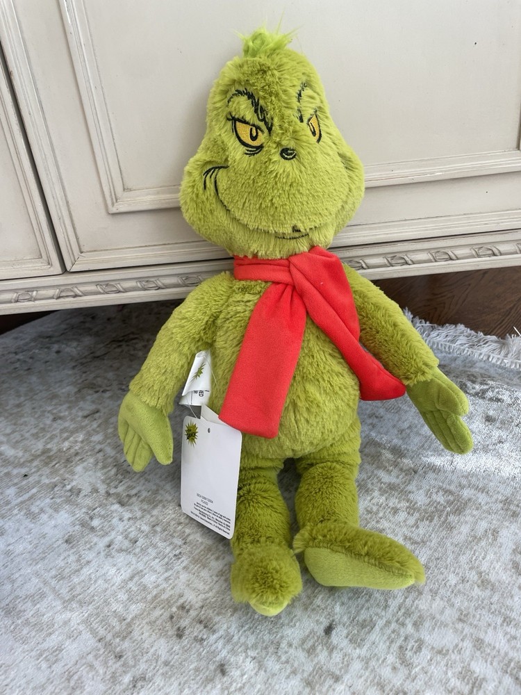 Dr. Seuss The Grinch Plush Small Size NWT Christmas
