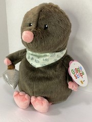 Gigglescape Mole Plush With Scarf & Spade Stuffed Animal Toy 12″ NWT