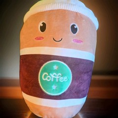 12″ Coffee Cup Plush Toy Stuffed Animal Soft Squishy Latte Pillow Kawaii Gift
