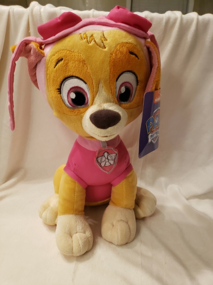 Nickelodeon Paw Patrol Skye Cockapoo Dog Girl Pilot Plush Stuffed Animal 14″ Big