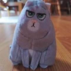 Cat Chloe Kitten Plush secret life of pets toy kid grumpy angry kitty mad putout
