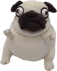 Cute and Comical 6” Pug Plushie – Perfect Gift for Birthdays and Valentine’s