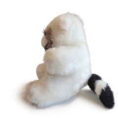 Vintage 1990s PSI Raccoon Plush Stuffed Animal Realistic Fur 10″ Toy