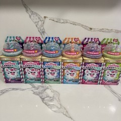 Cotton Candykins Series 1 Complete Set Blue Green Purple Pink Orange New Sealed