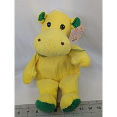 Kellytoy Cuddle Pals Yellow Hippo Plush 15 Inch Stuffed Animal Toy