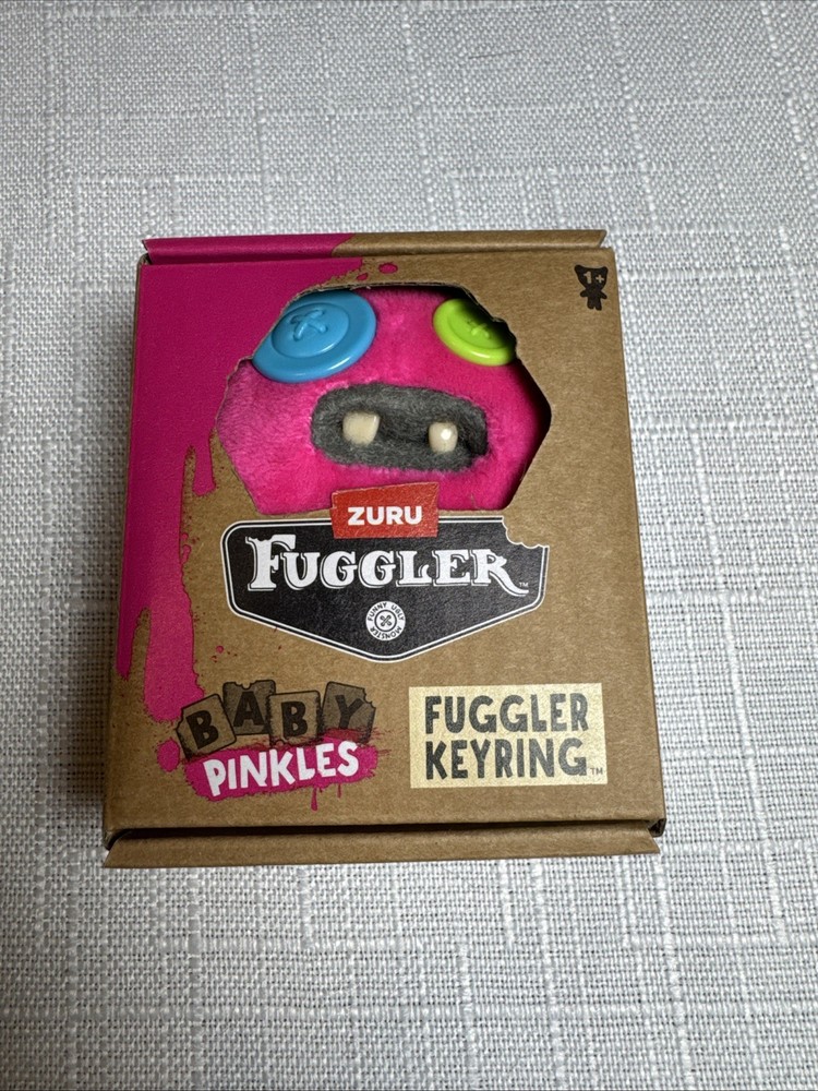 Fuggler Baby Pinkles Sasquoosh – 3.5 in Plush Keyring