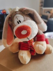 Diddl Dog Bibombl 6″ Dog Plush Thomas Goletz Germany Stuffed Toy HTF RARE