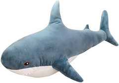 30 Inch Giant Shark Stuffed Animal Pillow, Soft Shark Toys Big Shark