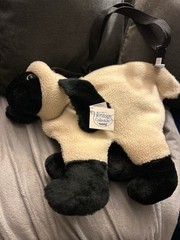 New w Tags: VINTAGE Heritage Collection by Ganz: Adorable Sheep Cuddle Bag!