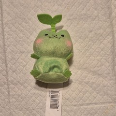 Sakuties Grow A Smile Mini Plush Stuffed Animals Lot of 2 Green Sprout & Gray