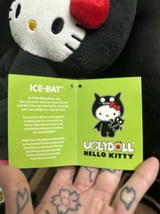 SANRIO X UGLYDOLL Hello Kitty Icebat Plush New w/Tags Perfect Condition