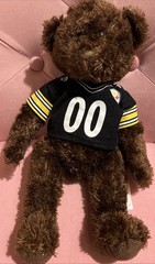 Pittsburgh Steelers NFL Teddy Bear Plush Northwest Company 2011 Brown 15″