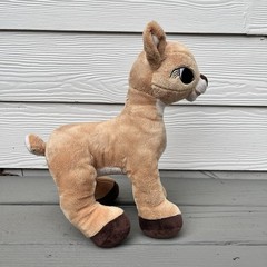 Rudolph Red-Nosed Reindeer Clarice Plush Dan Dee Pink Bow Toy Stuffed 15″