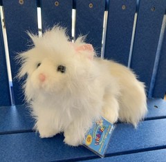Webkinz Persian Cat White Ganz Plush Animal Brand Sealed Code Tag HM110