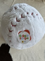 Gigglescape Giant 15″ White Baseball Plush Stuffy Stuffed Animal Pillow Toy