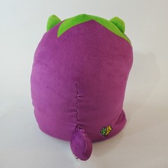 Cats vs Pickles Eggplant #021 Jumbo Plush 9” Purple Kitty Stuffed Animal Toy