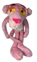 Vtg 1999 Pink Panther 18” Plush Cartoon Character Animated Feline Y2K Nostalgia