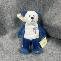 Holy Bears Episcopal Church Plush 9″ Blue White Shield Embroidery
