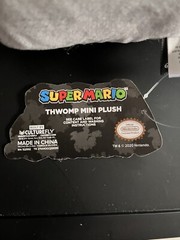 Nintendo Official Super Mario Mini Thwomp Pillow Plush Toy 6”Gray NWT Culturefly