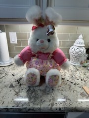 Easter Bunny Rabbit 20″ B&B LIGHT SING Pink Peter Cottontail Stuffed Animal Toy