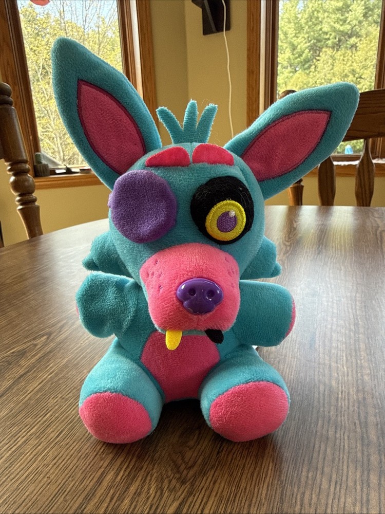 Funko FNAF Foxy Plush – 8″ – Blue Neon Blacklight – Five Nights at Freddys