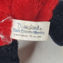 Vintage Mickey Mouse Plush Stuffed Animal Walt Disney World Disneyland Korea