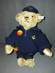 Rare 1998 M.S. Steiff L.ED. 171/2000 Teddy Bear # 670114 Ships Captain