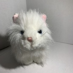 Ganz Webkinz HM110 PERSIAN CAT White Long Hair Kitten Stuffed Plush Toy No Code