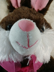 Vtg DANN DEE Collectr’s Choice Pink Brown 16″ CHOCOLATE BUNNY Easter Plush 2018